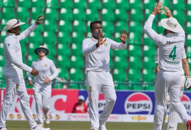 Pakistan’s first innings ends at 378 on second day of Lahore test