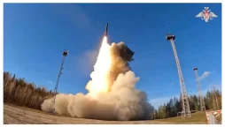 US sanctions Russian oil companies as Moscow holds nuclear drills.