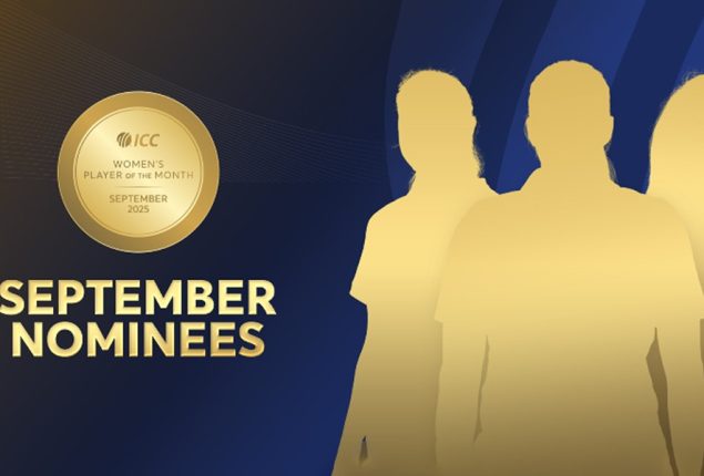 ICC unveils player of the month nominees for September 2025