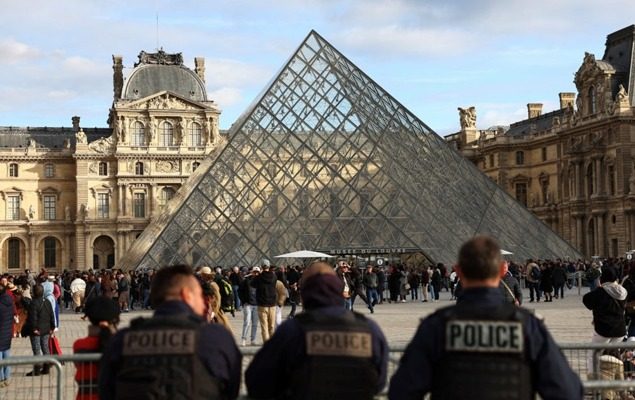 Suspects arrested over the theft of crown jewels from Paris’ Louvre museum