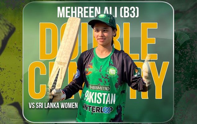 Mehreen Ali scores Pakistan's first double century in Women's Blind Cricket
