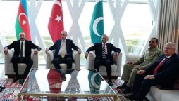 PM Shehbaz meets Turkish President Erdogan in Baku