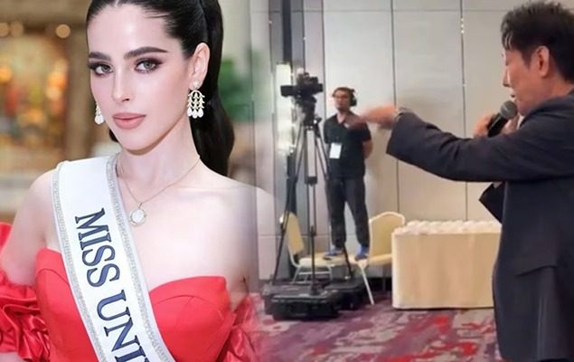 Miss Universe contestants stand in solidarity after Miss Mexico is publicly insulted