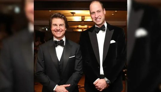Tom Cruise sends heartfelt message to Prince William